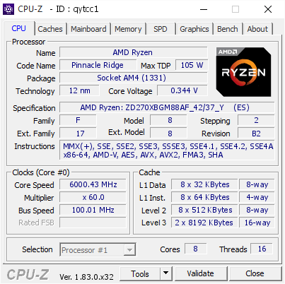 AMD Ryzen 7 2700X: Overclocking mit bis zu 6,0 GHz möglich