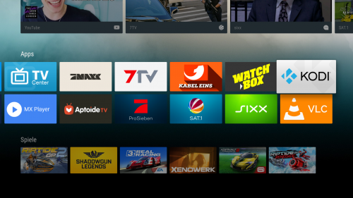 43. Android TV Oberfläche Apps