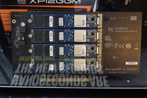 Gigabyte Aorus PCIe x16 M.2: Erweiterungskarte für vier NVMe-SSDs