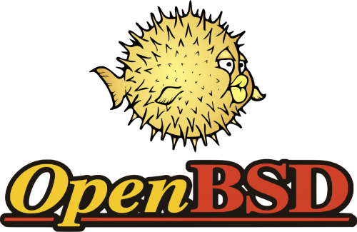 1200px OpenBSD Logo Cartoon Puffy with textual logo below.svg