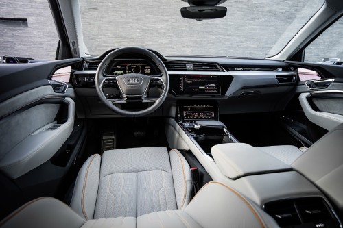 Audi e-tron: Displays statt Außenspiegel