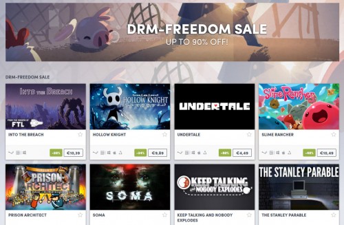 Hohe Rabatte auf Games ohne DRM bei GoG