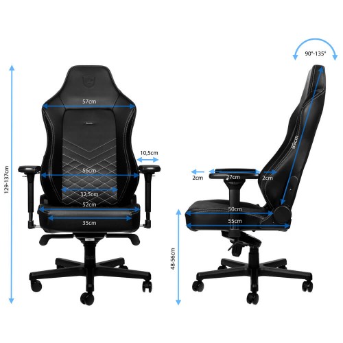 Noblechairs Hero: Neue Gaming-Stuhl-Serie mit High-End-Features