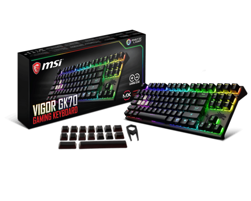 1. Coverbild MSI GK70 Red Gaming Keyboard