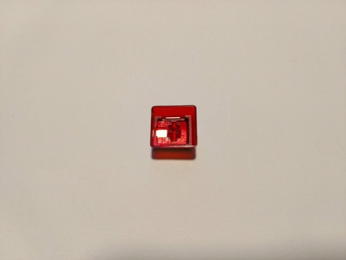 52. MSI GK70 Red Metal Keycap Rückseite