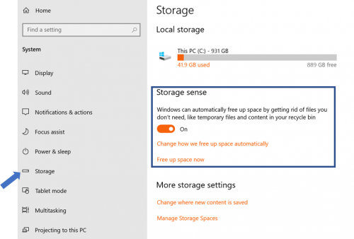 Windows 10 Storage Sense: Microsoft ersetzt die Datenträgerbereinigung