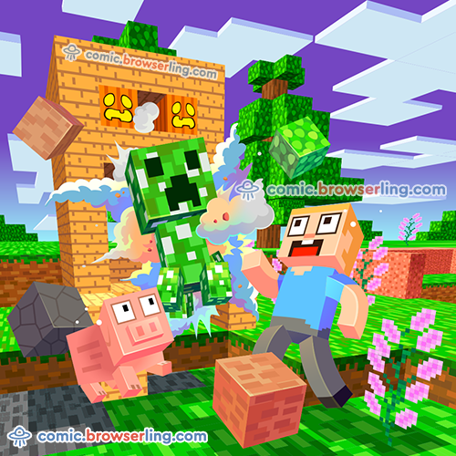 #minecraft { display: block; }

For more nerd comics visit https://comic.browserling.com. New jokes about programming, web and browsers every week!
