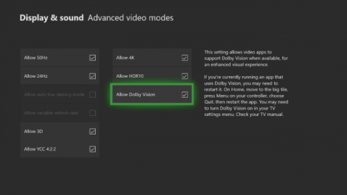 Microsoft spendiert Xbox One S/X Update mit Dolby Vision