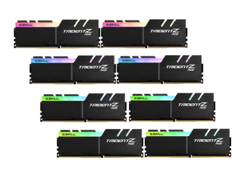 G.SKILL stellt neue DDR4-RAM-Kits mit acht Modulen und bis zu 128 GB vor