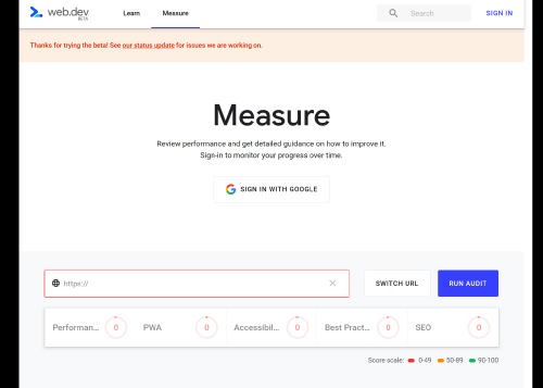 Screenshot 2018 11 14 Measure web dev