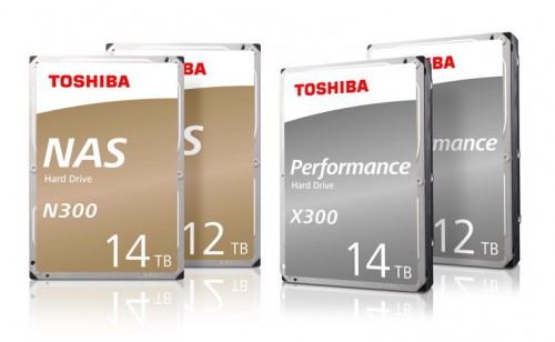 Toshiba stellt Helium-versiegelte 12-TB- und 14-TB- Festplatten für NAS-Geräte