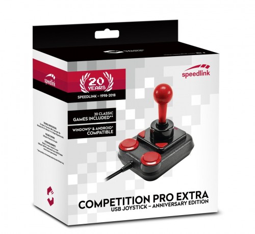 Competition Pro: Neuauflage des C64-Joysticks mit 20 Spielen