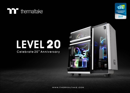 Thermaltake Level 20 Wins the 2019 CES Innovation Award 1