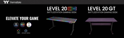 Thermaltake Level 20 RGB BattleStation: Schreibtisch mit RGB-Beleuchtung