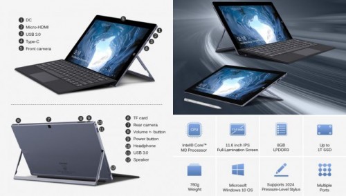 Chuwi Ubook: 2-in-1-Notebook nach Vorbild des Surfaces