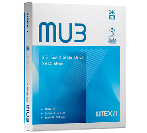 LiteOn MU3: SATA-SSDs mit bis zu 960 Gigabyte