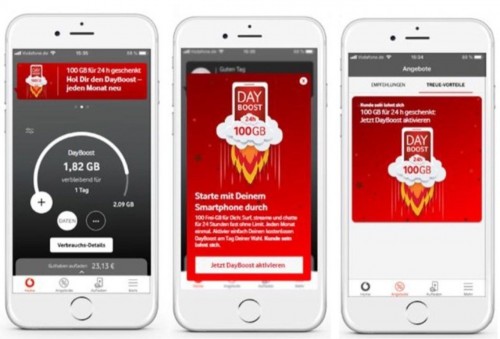 Vodafone spendiert seinen Kunden 600 Gigabyte Datenvolumen