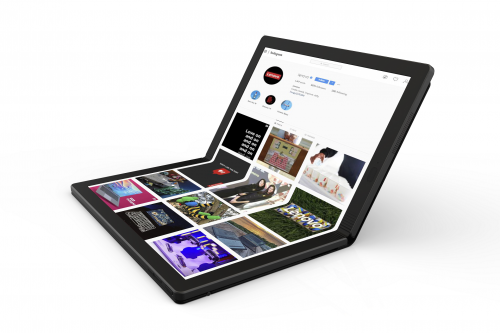 ThinkPad X1: Lenovo stellt erstes Notebook mit faltbaren Display vor