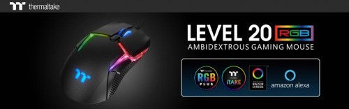 Thermaltake Level 20 Gaming Maus: Neue RGB beleuchtete Maus