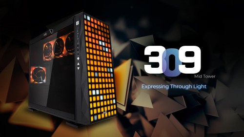 InWin 309: Midi-Tower mit 144 LEDs in der Front