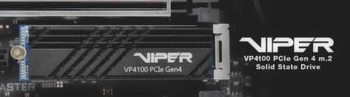 Bild: Patriot Viper VP4100: PCIe-Gen4-SSD mit Geschwindigkeiten von bis zu 5 GBps