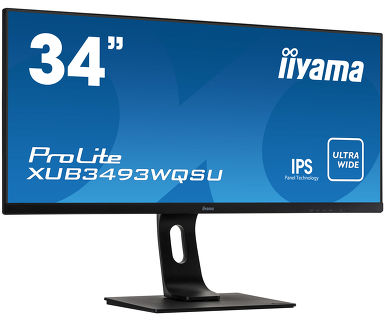 Iiyama ProLite XUB3493WQSU-B1: UWQHD-Monitor mit IPS-Panel