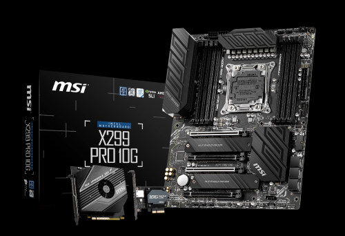 MSI mit neuen X299-Mainboards für Intel-Core-X-CPUs