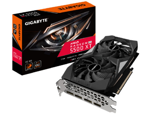 Gigabyte präsentiert Radeon RX 5500 XT mit WindForce-Kühler