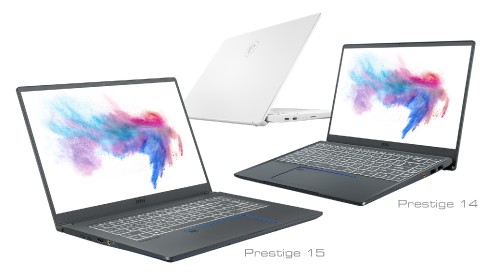 MSI Prestige 14 und 15: Neue Kreativ-Laptops in Weiß