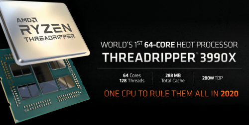 AMD Ryzen Threadripper 3990X: Neue 64-Kern-Flaggschiff-CPU