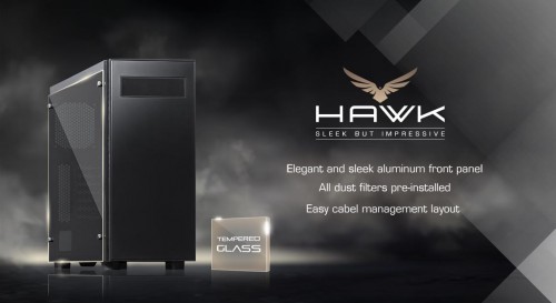 Chieftec Hawk: Neue Version mit Glas und Aluminium-Look