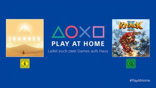 Play at Home: Sony verschenkt zwei PlayStation-4-Spiele