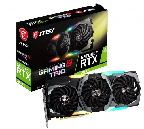 MSI: Neue GeForce RTX 2080 Ti GAMING Z TRIO mit schnellerem 16 Gbps Speicher