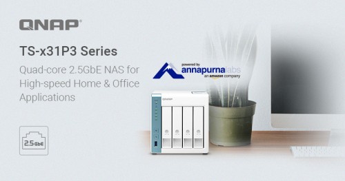 QNAP-x31P3-Serie: Quad-Core-NAS fürs Home und Office