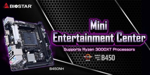 Biostar B450NH Mini-ITX: Mainboard für kompakte Entertainment Center