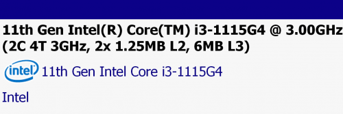 Intel Core i3-1115G4: Leak einer neuen Tiger-Lake-CPU mit 3.0 GHz