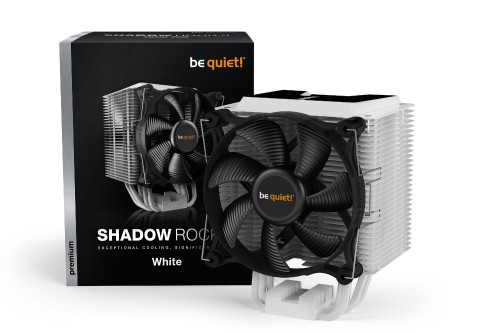 CPU-Kühler: be quiet! Shadow Rock 3 in Weiß präsentiert