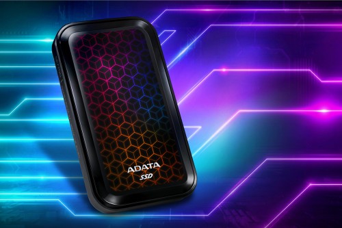 ADATA SE770G: Externe-SSD mit RGB-Beleuchtung