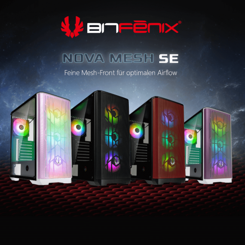 BitFenix Announces Two New Cases, The Nova Mesh SE and the Nova Mesh SE TG 4