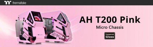 Bild: Thermaltake präsentiert das AH T200 Micro in Pink