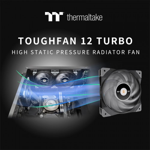 Thermaltake Toughfan 12 Turbo: Lüfter mit hohem statischem Druck