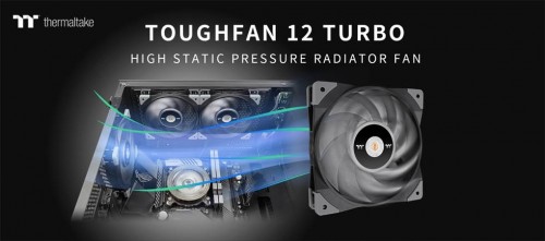 Bild: Thermaltake Toughfan 12 Turbo: Lüfter mit hohem statischem Druck