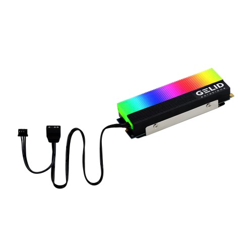 GELID Glint: M.2-SSD-Kühler mit ARGB-Beleuchtung