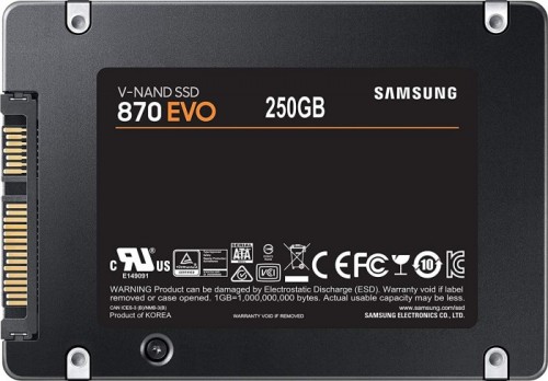 Samsung 870 Evo SATA: SSD mit 128L-TLC-Speicher und neuem MKX-Controller