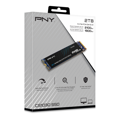 PNY CS1030: M.2-NVMe-SSD mit bis zu 2 TB Speicher