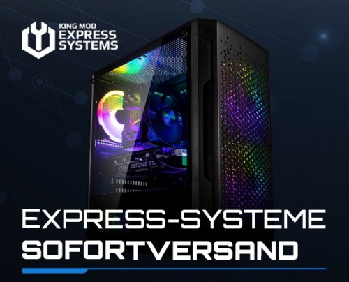 Caseking Express-Systeme: Konfigurierbare Gaming-PC direkt lieferbar