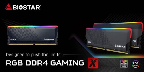 Biostar Gamings X Series: Neue DDR4-RAMs mit RGB-Beleuchtung