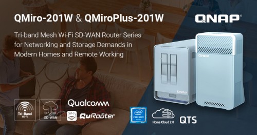 QNAP QMiro-201W und QMiroPlus-201W als Tri-Band-Mesh-Router