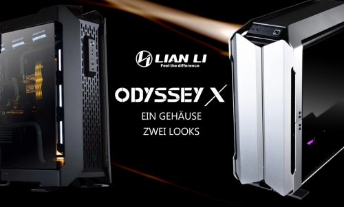 Lian Li Odyssey X: Ein Gehäuse mit zwei Designs