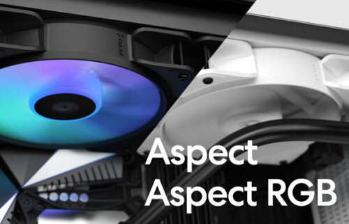 Fractal Design Aspect RGB: Neue Lüfter mit aerodynamischen Streben